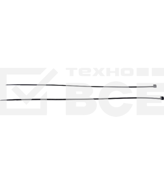 Хомут DKC P6.6 стандартный, черный 3,6x300