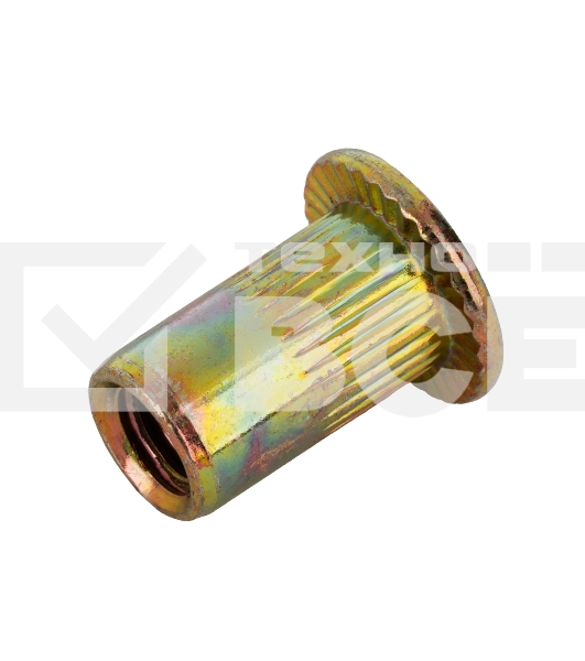 Заклепки резьбовые Denzel стальные, оцинкованные, М4, пластиковый кейс, 140 шт.