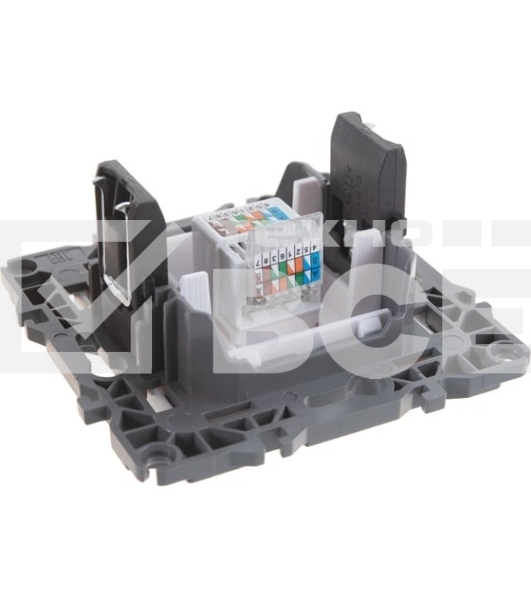 Розетка информационная ЭРА RJ45, IP20, белый (10/100/2800)