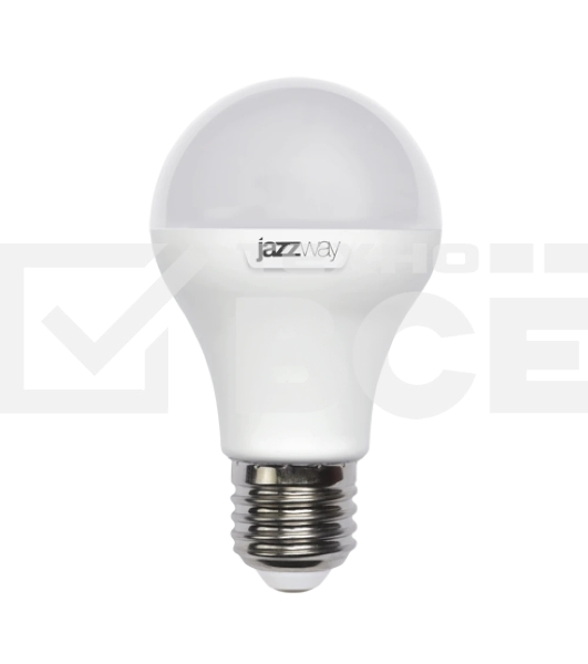 Лампа светодиодная JazzWay PLED-SP A60 12Вт грушевидная 5000К холодный белый E27 1080лм 230В
