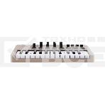 Клавиатура MIDI 231508 Arturia MiniLAB 3 Champagne 25 клавиш, 8 энкодеров, 8 RGb пэдов, 8 фейдеров, дисплей, сенсорные регуляторы Pitch/Modulation, MIDI-выход, 1/4' Jack вход педали, режим Chord, арпеджиатор, USB-C, фото3