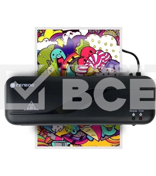 Ламинатор Гелеос ЛМ_А4C, 2 вала, A4, 150мкм, 300 мм/мин