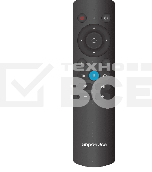 Телевизор Topdevice 24' TDHTV24YHD_BK черный DLED HD 60Hz Smart TV YaOS 1GB/8GB