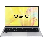 Ноутбук Osio FocusLine F150a-008 Ryzen 5 5500U 8Gb SSD512Gb AMD Radeon 15.6' IPS FHD (1920x1080) noOS grey WiFi BT Cam 6000mAh, фото 1