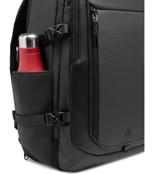 Рюкзак мужской Piquadro Lyss CA6929S143BM/N черный полиэстер/натур.кожа