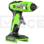 Пистолет клеевой аккумуляторный GreenWorks G24GLG, 24V, 11 мм, без АКБ и ЗУ (3502207), фото4