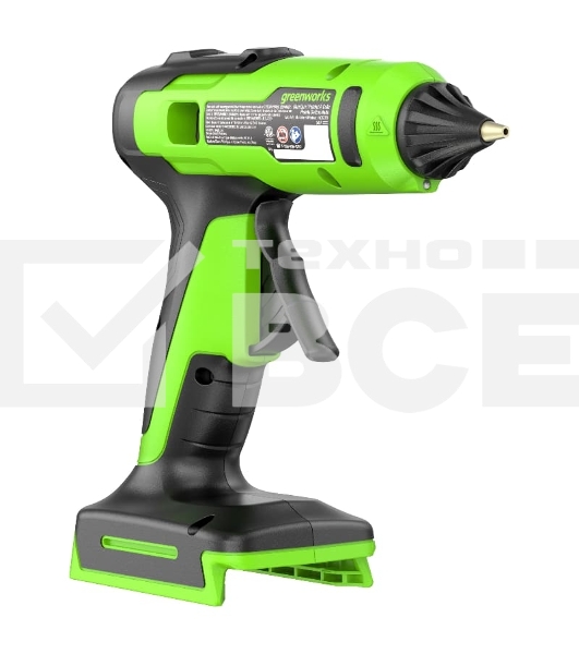 Пистолет клеевой аккумуляторный GreenWorks G24GLG, 24V, 11 мм, без АКБ и ЗУ (3502207)