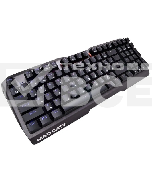 Клавиатура проводная игровая Mad Catz S.T.R.I.K.E. 13 US БЕЗ РУССКОЙ РАСКЛАДКИ черная (CHERRY MX RED Switch, 96 кл., RGB подсветка, USB)