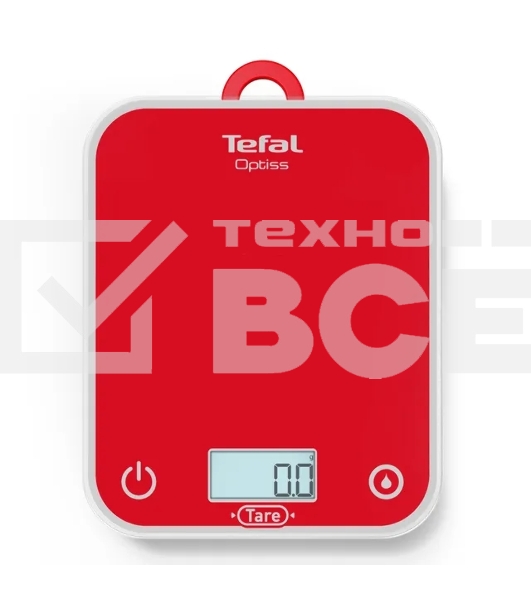 Весы кухонные Tefal Optiss BC50U3V0 5 кг, малиновый