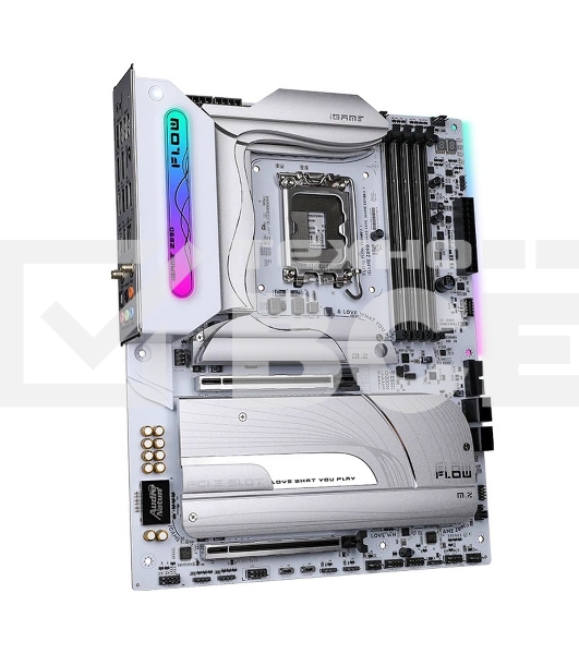 Материнская плата Colorful iGame Z890 FLOW V20, LGA 1851, Intel Z890, 4xDDR5, 5xM.2, 4xSATA, 2xPCIe 5.0 x16, 1xPCIe 4.0 x4, 1xHDMI, 1xDP, 1x 2.5Gb LAN, 4xUSB-A 3.2 Gen 2, 2xUSB-C 3.2 Gen 2, 1xUSB-C 3.2 Gen 2x2, 5x3.5 мм, 7.1, ATX