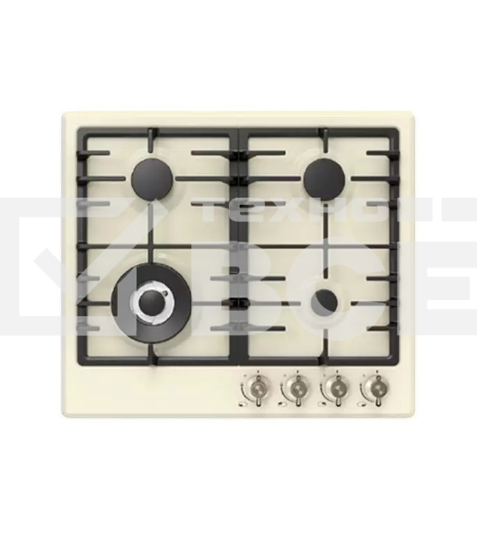 Газовая варочная панель Monsher MKFG 60G40ME096-WFT бежевый