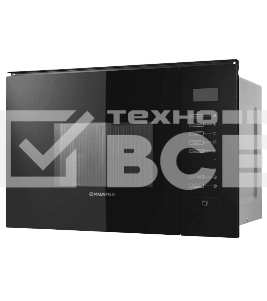 Микроволновая печь встраиваемая Maunfeld MBMO.20.8GB чёрный, 20 л, 700 Вт, переключатели - сенсор