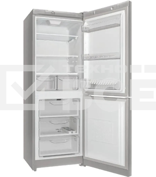 Холодильник Indesit DS 4160 G серебристый двухкамерный 182/87л морозилка снизу