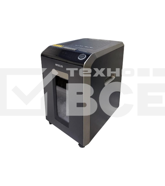 Шредер Office Kit SA200С 3,8x10 черный/серый с автоподачей (секр.P-4) фрагменты 220лист. 40лтр. скобы пл.карты
