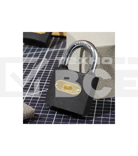 Замок навесной Deli DL508904 стальной, 63мм