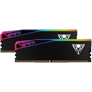 Оперативная память Patriot Memory Viper Elite 5 Ultra RGb RTL Gaming VEUR564G6028K DDR5 2x32Gb 6000MHz PC5-48000 CL28 DIMM 288-pin 1.4В kit single rank с радиатором Ret
