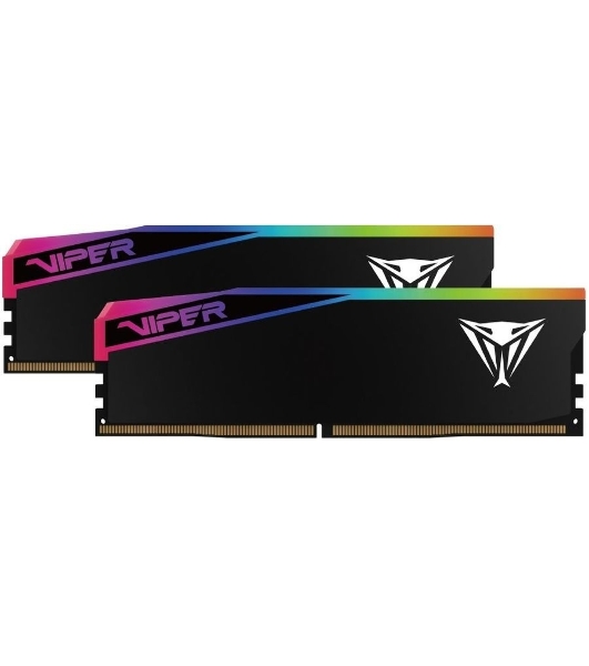 Оперативная память Patriot Memory Viper Elite 5 Ultra RGb RTL Gaming VEUR564G6028K DDR5 2x32Gb 6000MHz PC5-48000 CL28 DIMM 288-pin 1.4В kit single rank с радиатором Ret