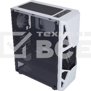 Компьютерный корпус AeroCool / Formula CL-3303W RGB белый без БП ATX 6x120mm 2xUSB2.0 1xUSB3.0 audio bott PSU