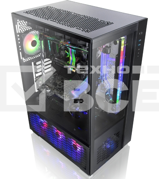 Компьютерный корпус Raijintek PAEAN PREMIUM 0R20B00208, черный, Aluminum, ATX/MICRO ATX/MINI-ITX, USB 3.0x2, Type Cx1, HD Audiox1