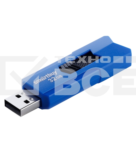 Флешка USB R/W Smartbuy 32Gb USB USB 2.0 Smartbuy STREAM Blue (SB32GbST-B)
