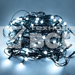 Гирлянда светод. Funray Минишарики, SE-MINI-110W, 10М, 100LED, хол.белый,темно-зел.шн 0,7м, контр,, фото 1