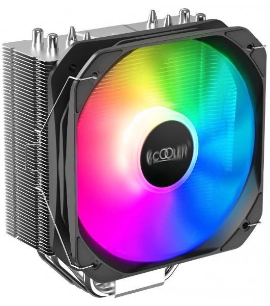 Кулер PCCooler GI-Paladin 400 ARGB S115X/1200/AM4 (24 шт/кор, TDP 200W, 130мм PWM ARGB FAN, 4 тепловые трубки 6мм, 800-1600RPM, 18-28,6dBa)