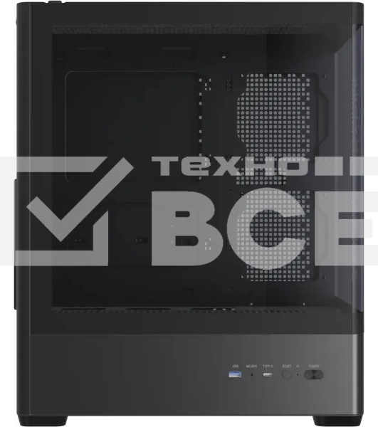 Компьютерный корпус Accord ACC-R4A черный без БП ATX 2xUSB3.0 1xUSB3.1 audio