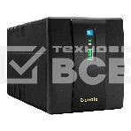 Источник бесперебойного питания ExeGate SpecialPro UNB-1200.LED.AVR.EURO.RJ 1200VA/750W, LED, AVR, 4 евророзетки, RJ45/11, черный, фото 1