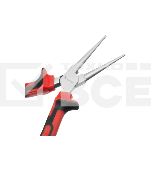 Круглогубцы Matrix 17355 NICKEL 160 мм, никелированные, двухкомпонентные рукоятки