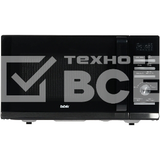 Микроволновая печь BBK 25MWC-991T/B черный/серебристый, 25 л, 900 Вт, переключатели - кнопки, поворотный механизм