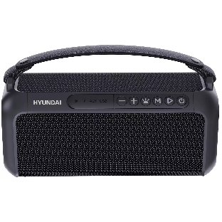 Колонка портативная Hyundai H-PS1007 черный 60W 2.0 BT 10м 2600mAh