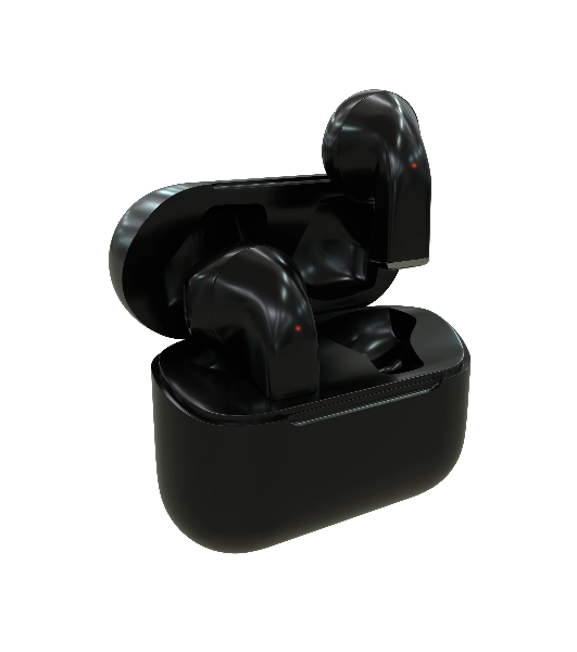 Наушники TWS More Choice БВ06 черный, вкладыши, Bluetooth, сенсорное управление, до 4 ч