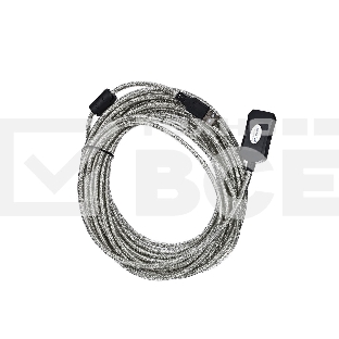 Кабель AM/AF USB2.0 10м Aopen удлинитель активный(с усилителем) USB2.0-repeater, ACU823-10M