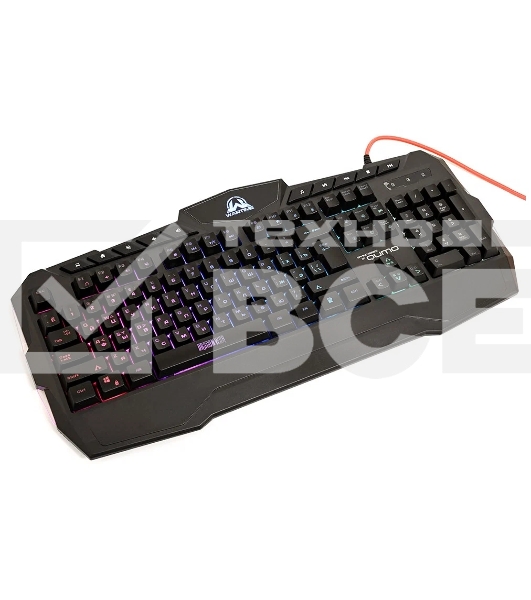 Игровой набор Qumo Wartime K51/M67, кл-ра проводная, 104+10 клавиш, подсветка RGB, мышь проводная, оптическая, RGB running, 1200/1600/2400/3200 dpi