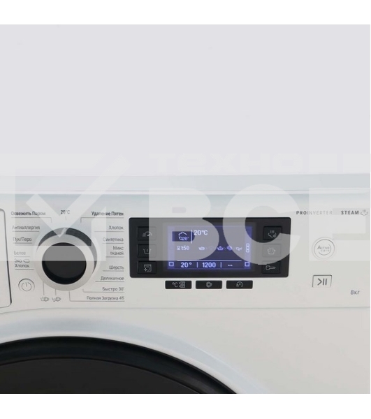 Стиральная машина Hotpoint NSD8249 DAVE RU белый, загр. фронтальная макс.: 8 кг 1200 об/мин класс: А
