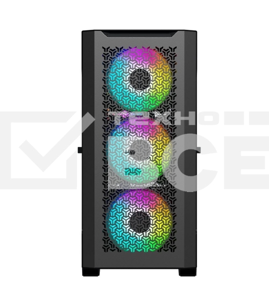Компьютерный корпус ACD Fort 279M ATX, Black, USB2.0*2+USB3.0+HD audio ,4*14cm fans ,METAL side panel, up to 9 pcs 3,5 HDD, SPCC 0,9 mm