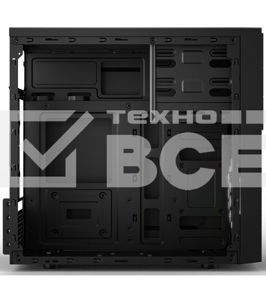 Компьютерный корпус mATX Minitower RD850, c БП PSU-ATX450-12EC, 2*USB 2.0, HD Audio+Mic, Black CBR PCC-MATX-RD850-450W