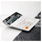 Калькулятор бухгалтерский Deli EM01010 белый 12-разр., фото7