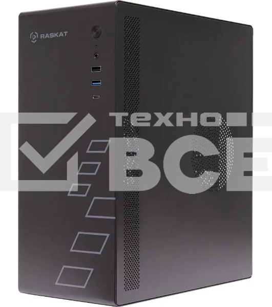 Компьютер Raskat Standart 500 (Intel Core i5 10400, RAM 16Gb, SSD 480Gb, no OS, kb+ms, black)