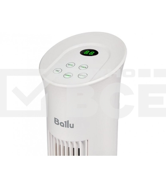 Вентилятор колонный Ballu BFT-110R напольный, 50 Вт, скоростей - 3 шт, пульт ДУ, 45 дБ