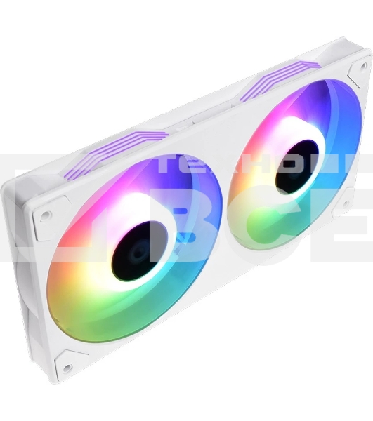 Вентилятор ID-COOLING ICEFAN 240 ARGB SNOW белый 120мм 2000rpm 31db 4-pin