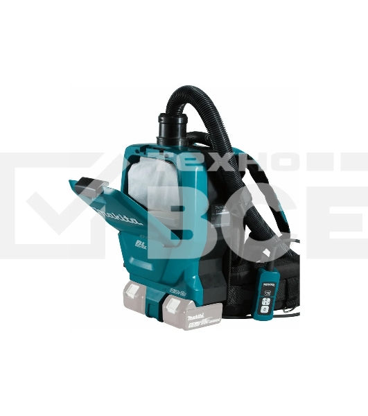 Строительный пылесос MAKITA DVC265ZXU аккумуляторный Li-ion, 36 В, уборка сухая, пылесборник мешок, 2 л, без АКБ, без ЗУ