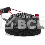 Наушники с микрофоном Оклик HS-L305G черный/красный 2м мониторные оголовье (2060511), фото4