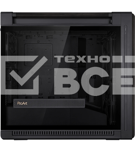 Компьютерный корпус ASUS PROART PA602 WOOD TG PWM черный