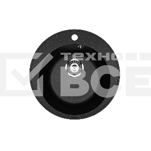 Мойка кухонная PRACTIK PR-M 475-004 черный оникс