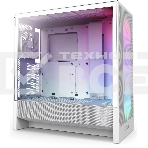 Компьютерный корпус без блока питания NZXT H5 Flow RGb, Midi-Tower, TG, 4x120мм RGb, 1xUSB-A 3.2 + 1xUSB-C 3.2, E-ATX, ATX, mATX, mITX белый, фото8