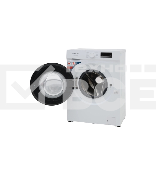 Стиральная машина KRAFT KF-MBDS8147W белый, загрузка фронтальная 8 кг, 1400 об/мин, класс: А+++