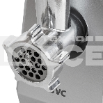 Мясорубка электрическая JVC JK-MG128 черный, 2500 Вт, 2.7 кг/мин, реверс, металлический лоток, насадки - 4, фото2