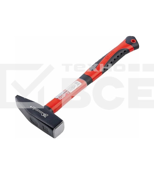 Молоток слесарный Matrix 10360, 1000 г, фибергласовая обрезиненная рукоятка