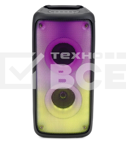 Минисистема Hyundai H-MC1230 черный 40Вт FM USB BT micro SD